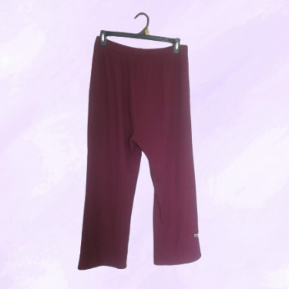 Victoria's Secret thermal sleep pant pj pajama pants in purple burgundy size s